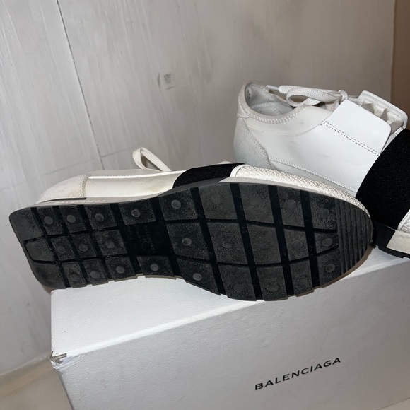 Balenciaga Blanc Noir /White Sneakers 39 / 8.5 or 9 - Picture 8 of 16